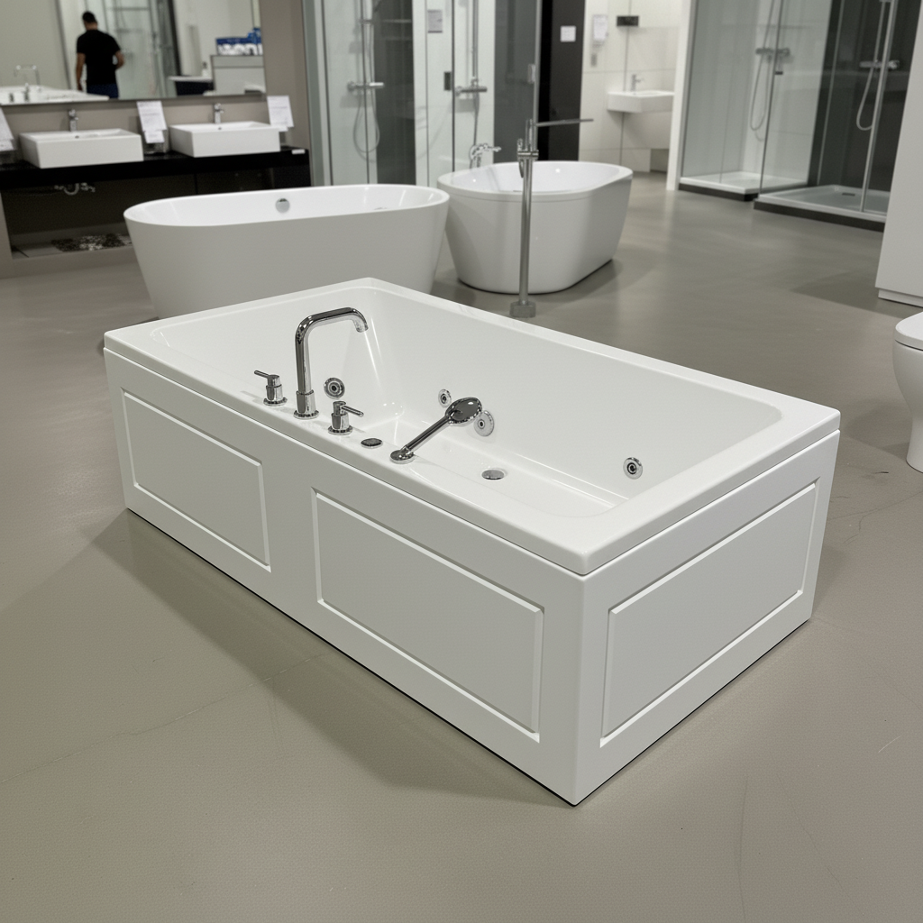 Elvin acrylic freestanding bathtub made in turkey